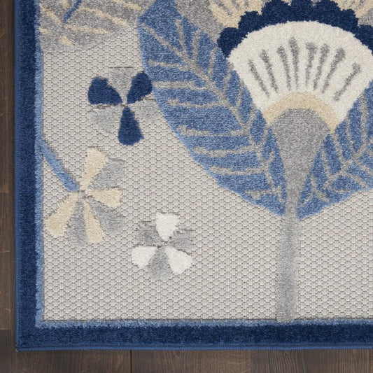 Nourison - Aloha Area Rug - Bone/Blue - ALH25-99446828910 veiw 2