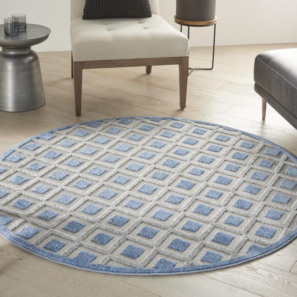 Nourison - Aloha Area Rug - Bone/Blue - ALH26-99446829207 veiw 2
