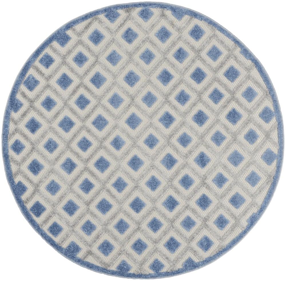 Nourison - Aloha Area Rug - Bone/Blue - ALH26-99446829214 veiw 1