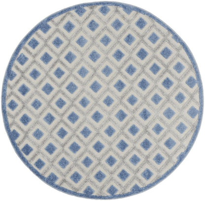 Nourison - Aloha Area Rug - Bone/Blue - ALH26-99446829214 veiw 1