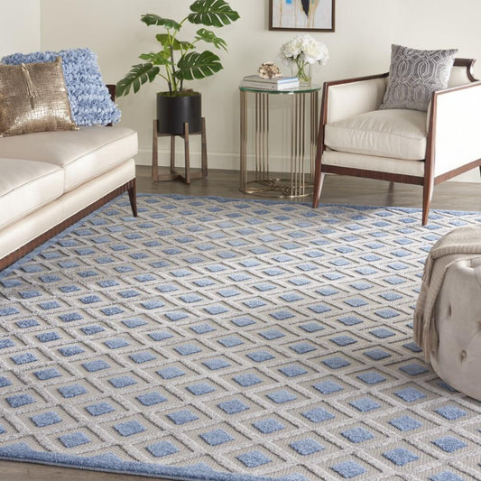 Nourison - Aloha Area Rug - Bone/Blue - ALH26-99446829351 veiw 2