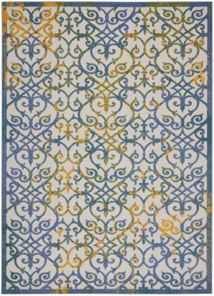 Nourison - Aloha Area Rug - 12 x 15 Ivory Blue - ALH21-99446829740 veiw 1