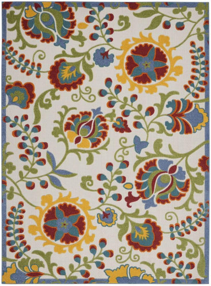 Nourison - Aloha Area Rug - 96in x 13 Ivory/Multi - ALH17-99446827593 veiw 1