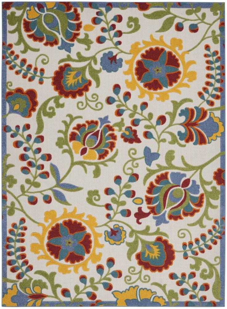 Nourison - Aloha Area Rug - 9 x 12 Ivory/Multi - ALH17-99446829641 veiw 1