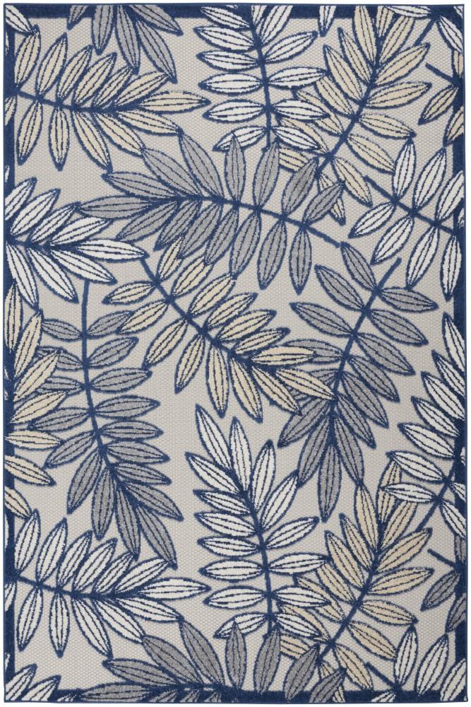 Nourison - Aloha Area Rug - 36in x 56in Ivory/Navy - ALH18-99446827746 veiw 1