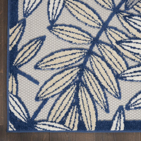 Nourison - Aloha Area Rug - 6 x 9 Ivory/Navy - ALH18-99446827692 veiw 2