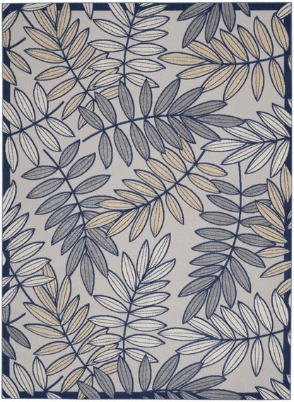 Nourison - Aloha Area Rug - 9 x 12 Ivory/Navy - ALH18-99446829665 veiw 1