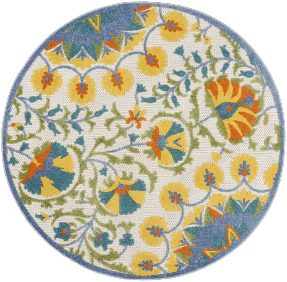 Nourison - Aloha Area Rug - 4 x round Multicolor - ALH22-99446828293 veiw 1