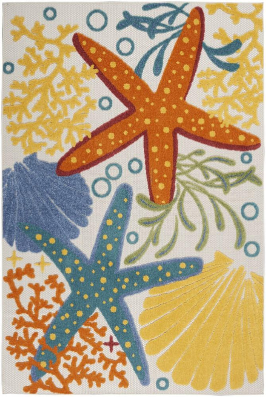 Nourison - Aloha Area Rug - 53in x 75in Multicolor - ALH24-99446828767 veiw 1