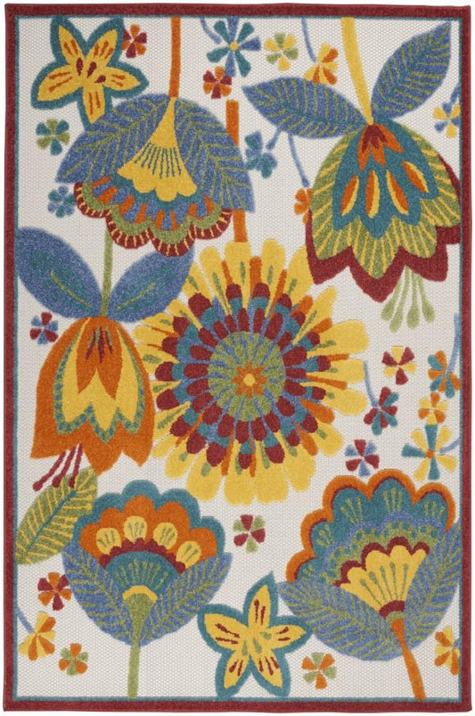 Nourison - Aloha Area Rug - 53in x 75in Multicolor - ALH25-99446829115 veiw 1