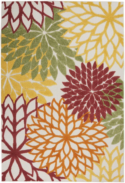 Nourison - Aloha Area Rug - 36in x 56in Red Multi Colored - ALH05-99446827029 veiw 1
