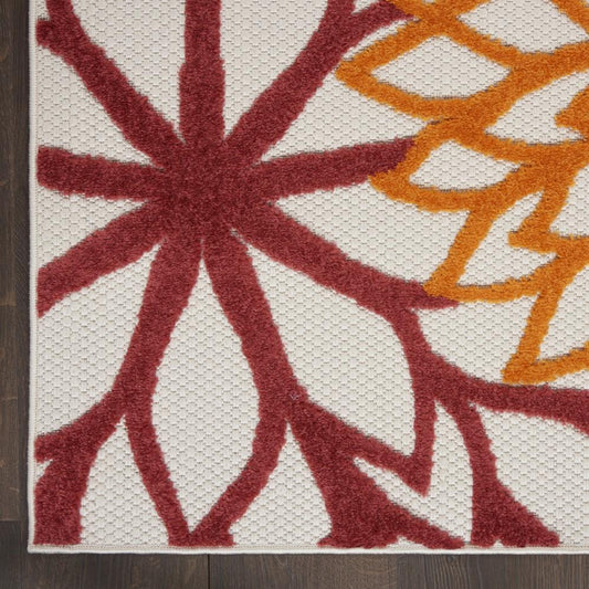 Nourison - Aloha Area Rug - 9 x 12 Red Multi Colored - ALH05-99446829573 veiw 2