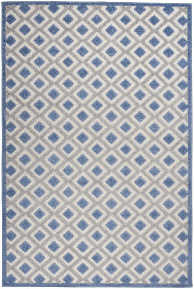 Nourison - Aloha Indoor/Outdoor Area Rug - Bone/Blue - ALH26-99446829290 veiw 1