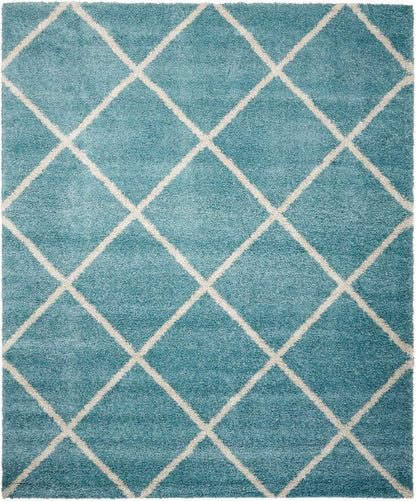 Nourison - Brisbane BRI03 Blue 82in x 10 Rug - BRI03-99446208279_CLOSEOUT veiw 1