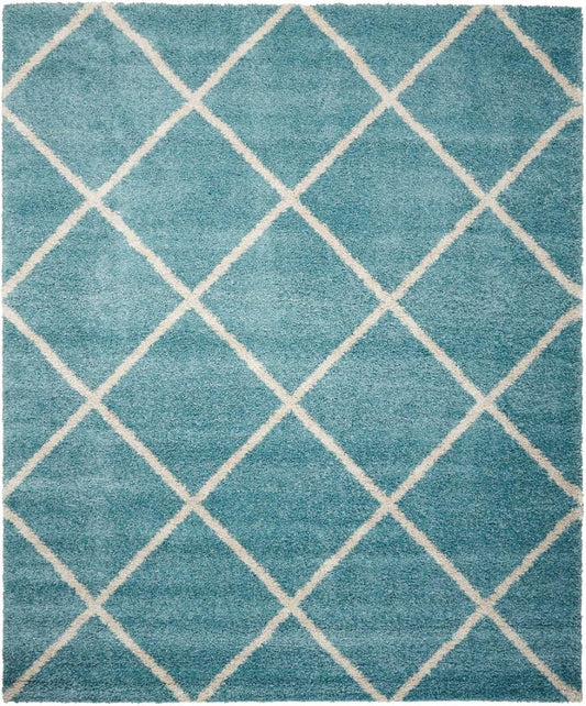 Nourison - Brisbane BRI03 Blue 82in x 10 Rug - BRI03-99446208279_CLOSEOUT veiw 1