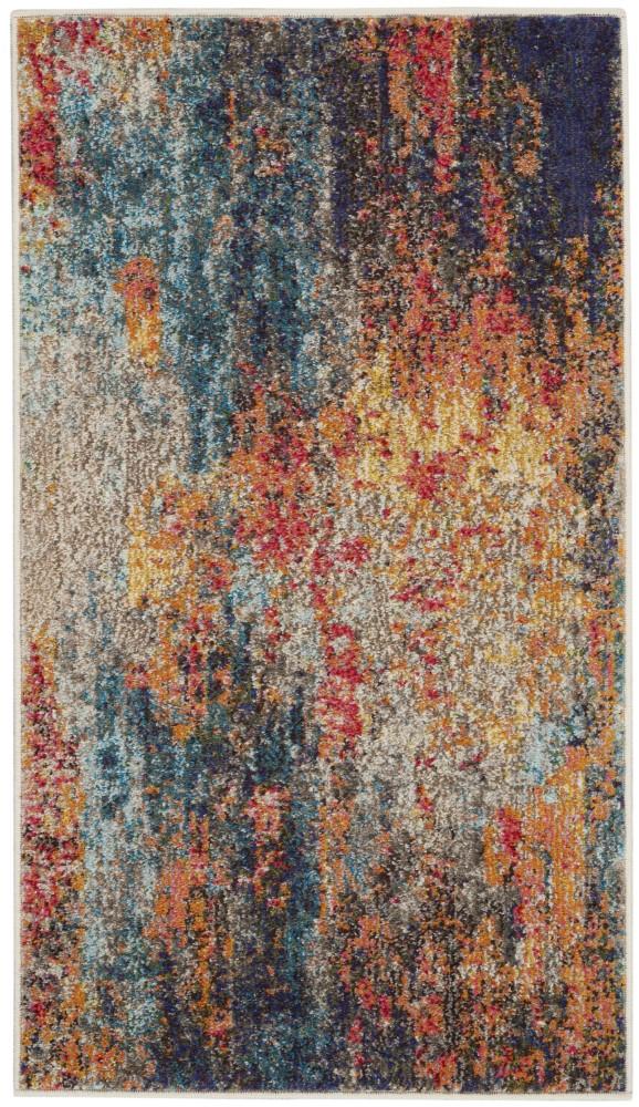 Nourison - Celestial Area Rug - 22in x 39in Multicolor - CES15-99446815934 veiw 1