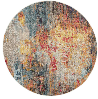 Nourison - Celestial Area Rug - 4 x round Multicolor - CES15-99446815965 veiw 1