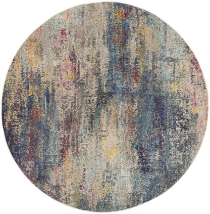 Nourison - Celestial Area Rug - 710in x round Multicolor - CES16-99446816115 veiw 1