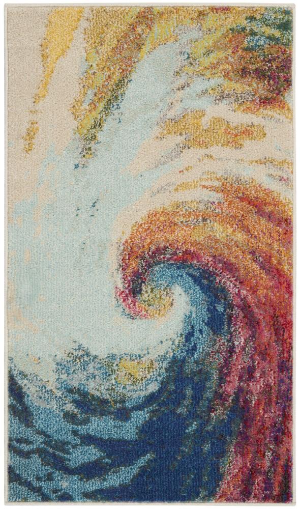 Nourison - Celestial Area Rug - 22in x 39in Wave - CES07-99446815859 veiw 1