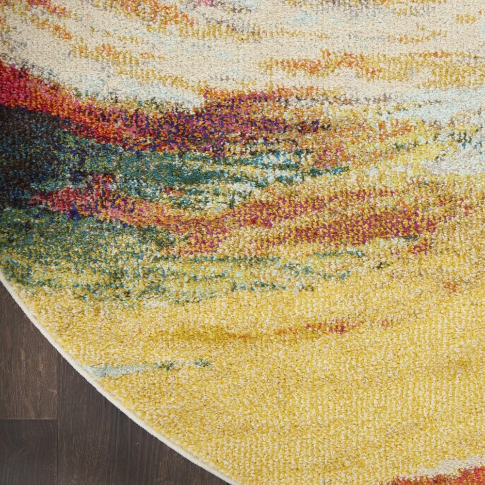 Nourison - Celestial Round Area Rug - 4 x round Wave - CES07-99446815880 veiw 2