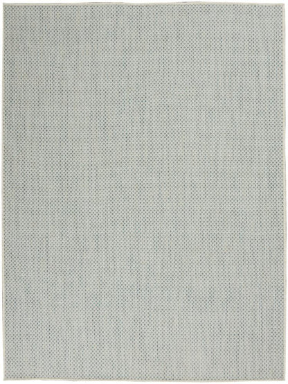 Nourison - Courtyard Area Rug - 4 x 6 Ivory Aqua - COU01-99446841674 veiw 1