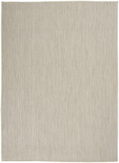 Nourison - Courtyard Area Rug - 4 x 6 Ivory Silver - COU01-99446842053 veiw 1