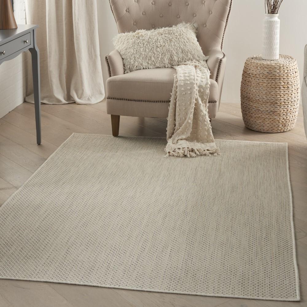 Nourison - Courtyard Area Rug - 5 x 7 Ivory Silver - COU01-99446842060 veiw 2
