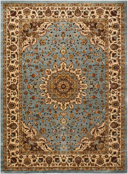 Nourison - Delano Area Rug - 9 x 12 Blue - DEL04-99446031808_CLOSEOUT veiw 1