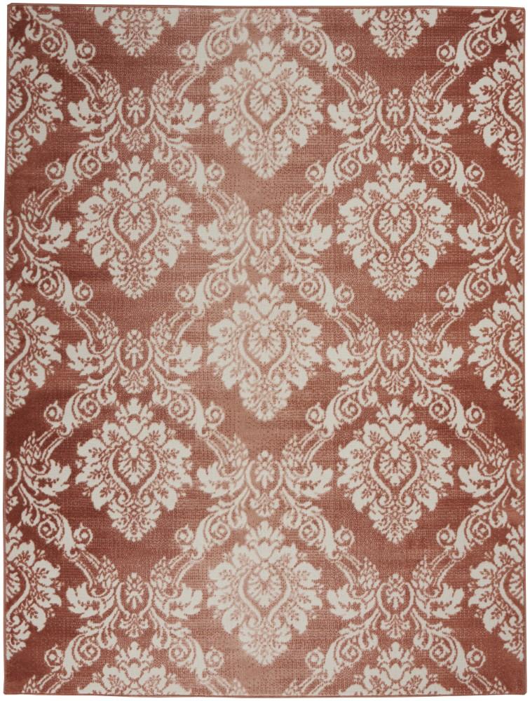 Nourison - Elation Area Rug - 53in x 73in Brick Ivory - ETN03-99446840202_CLOSEOUT veiw 1