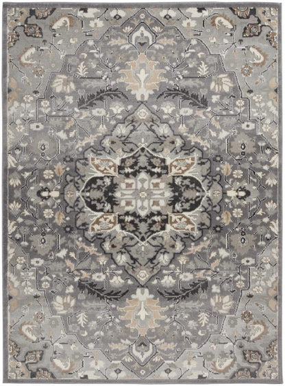 Nourison - Elation Area Rug - Bone - ETN09-99446841087 veiw 1