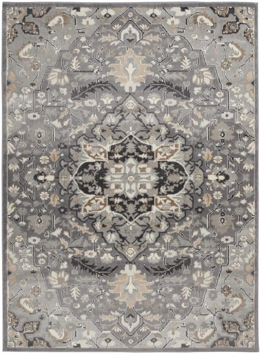 Nourison - Elation Area Rug - Bone - ETN09-99446841087 veiw 1