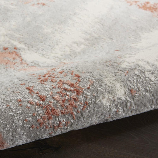 Nourison - Elation Area Rug - 53in x 73in Grey Brick - ETN06-99446840639 veiw 2