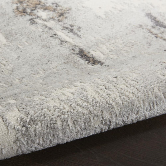 Nourison - Elation Area Rug - 4 x 6 Grey Ivory - ETN06-99446840547 veiw 2