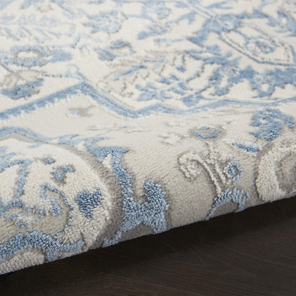 Nourison - Elation Area Rug - 4 x 6 Ivory Blue - ETN10-99446841001 veiw 2