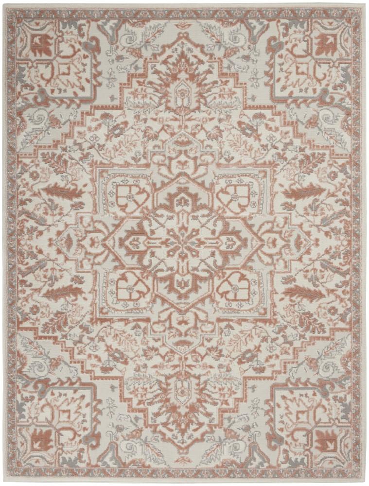 Nourison - Elation Area Rug - 53in x 73in Ivory Brick - ETN10-99446841230 veiw 1