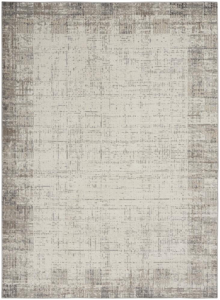 Nourison - Elation Area Rug - 53in x 73in Ivory Grey - ETN05-99446840462 veiw 1