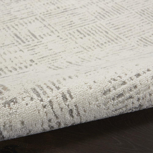 Nourison - Elation Area Rug - 53in x 73in Ivory Grey - ETN05-99446840462 veiw 2