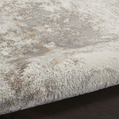 Nourison - Elation Area Rug - 53in x 73in Ivory Grey - ETN02-99446839756 veiw 2