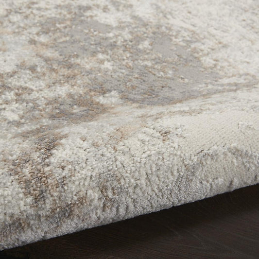 Nourison - Elation Area Rug - 53in x 73in Ivory Grey - ETN02-99446839756 veiw 2