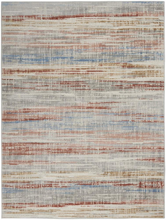 Nourison - Elation Area Rug - 4 x 6 Ivory Multicolor - ETN01-99446839657 veiw 1