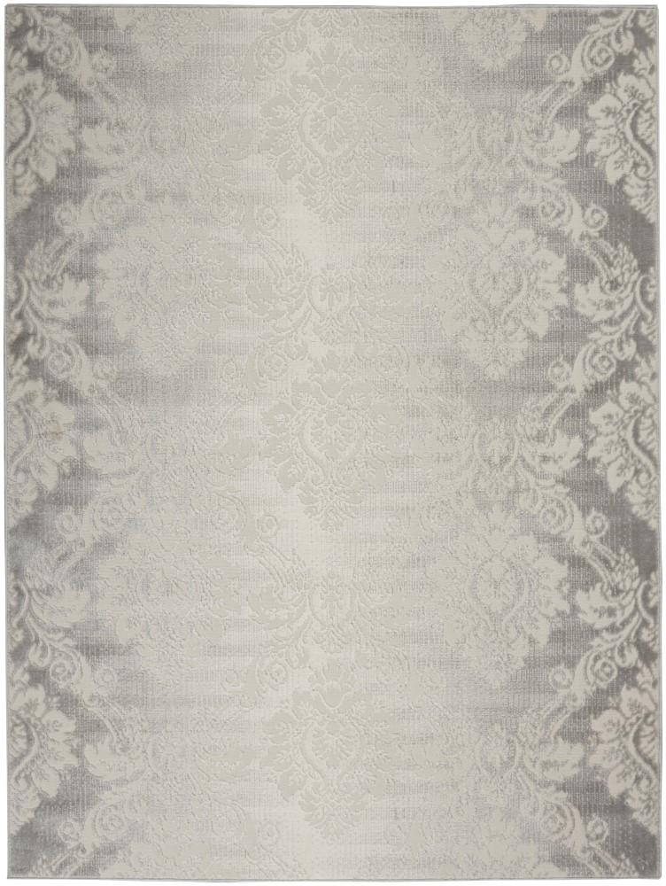 Nourison - Elation Area Rug - 53in x 73in Ivory Grey - ETN03-99446839848 veiw 1