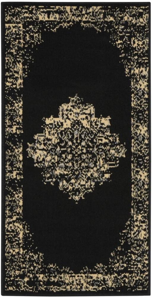 Nourison - Grafix Area Rug - 3 x 5 Black - GRF14-99446809643 veiw 1