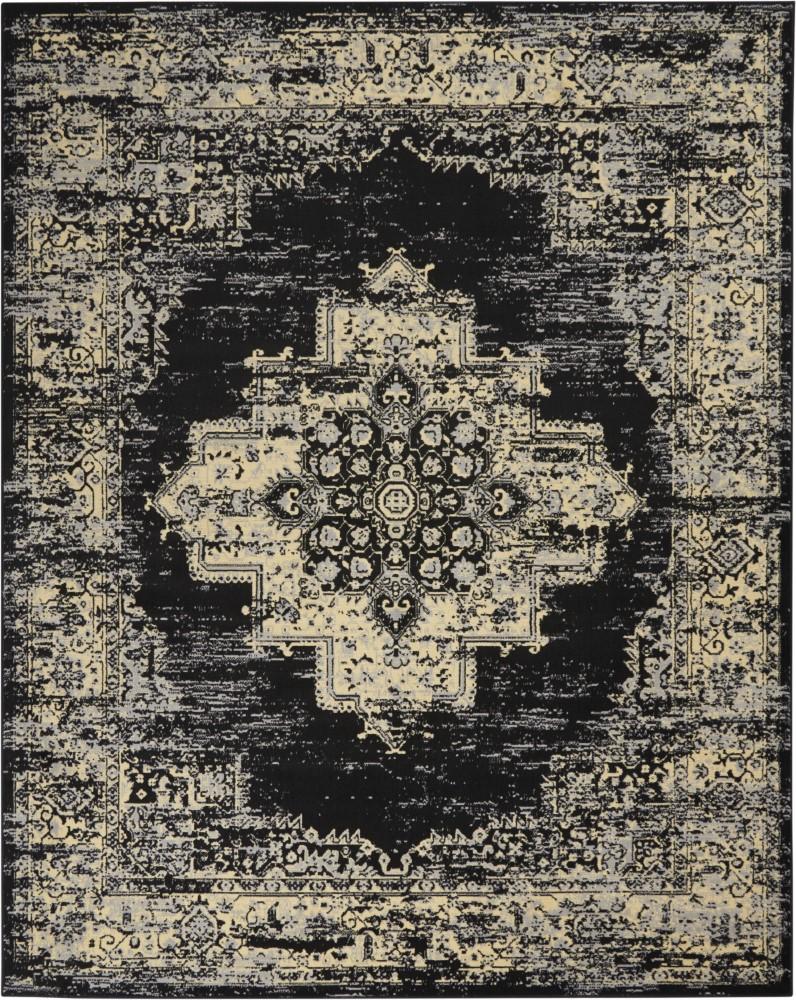 Nourison - Grafix Area Rug - 7 x 10 Black - GRF14-99446809773 veiw 1