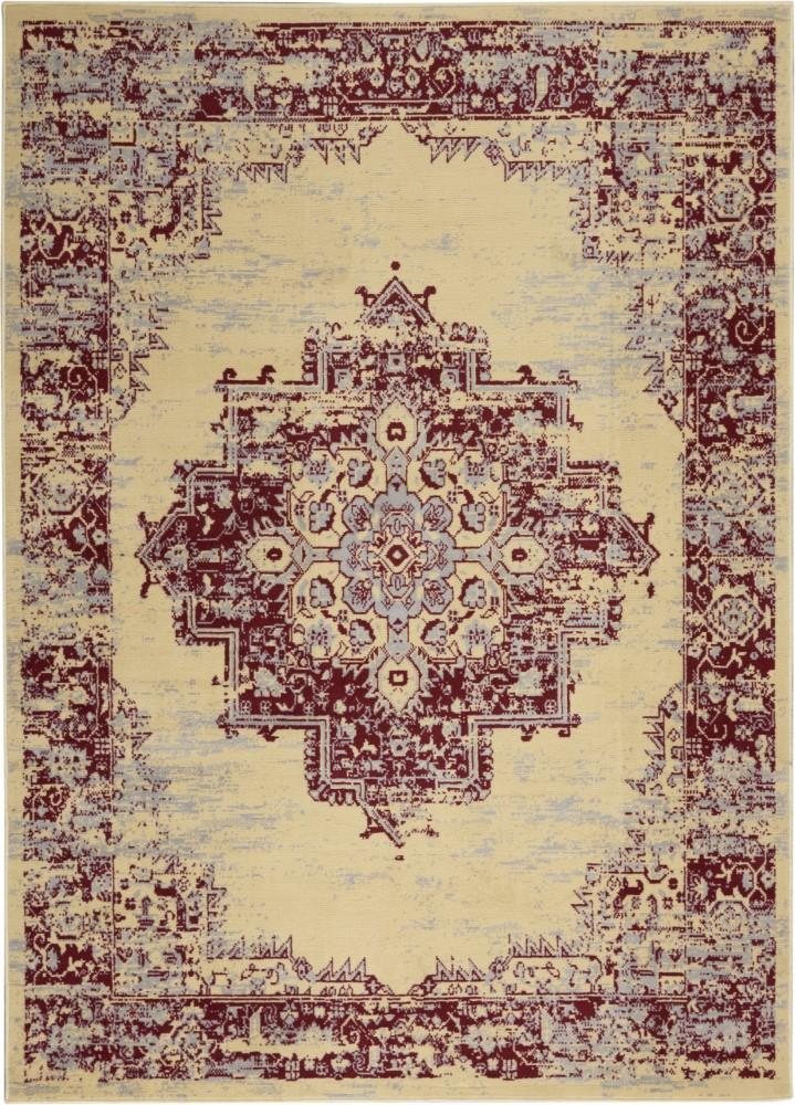 Nourison - Grafix Area Rug - 6 x 9 Cream/Red - GRF14-99446809919 veiw 1