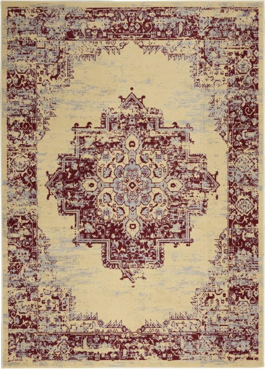Nourison - Grafix Area Rug - 6 x 9 Cream/Red - GRF14-99446809919 veiw 1