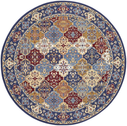 Nourison - Grafix Area Rug - 8 x ROUND Multicolor - GRF31-99446809674 veiw 1