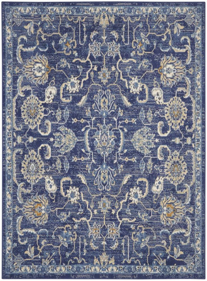 Nourison - Grafix Area Rug - 39in x 59in Navy - GRF24-99446809766 veiw 1