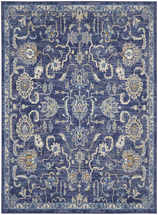 Nourison - Grafix Area Rug - 39in x 59in Navy - GRF24-99446809766 veiw 1