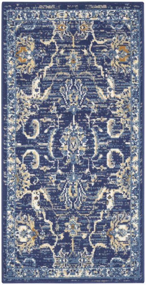 Nourison - Grafix Area Rug - 3 x 5 Navy - GRF24-99446809742 veiw 1