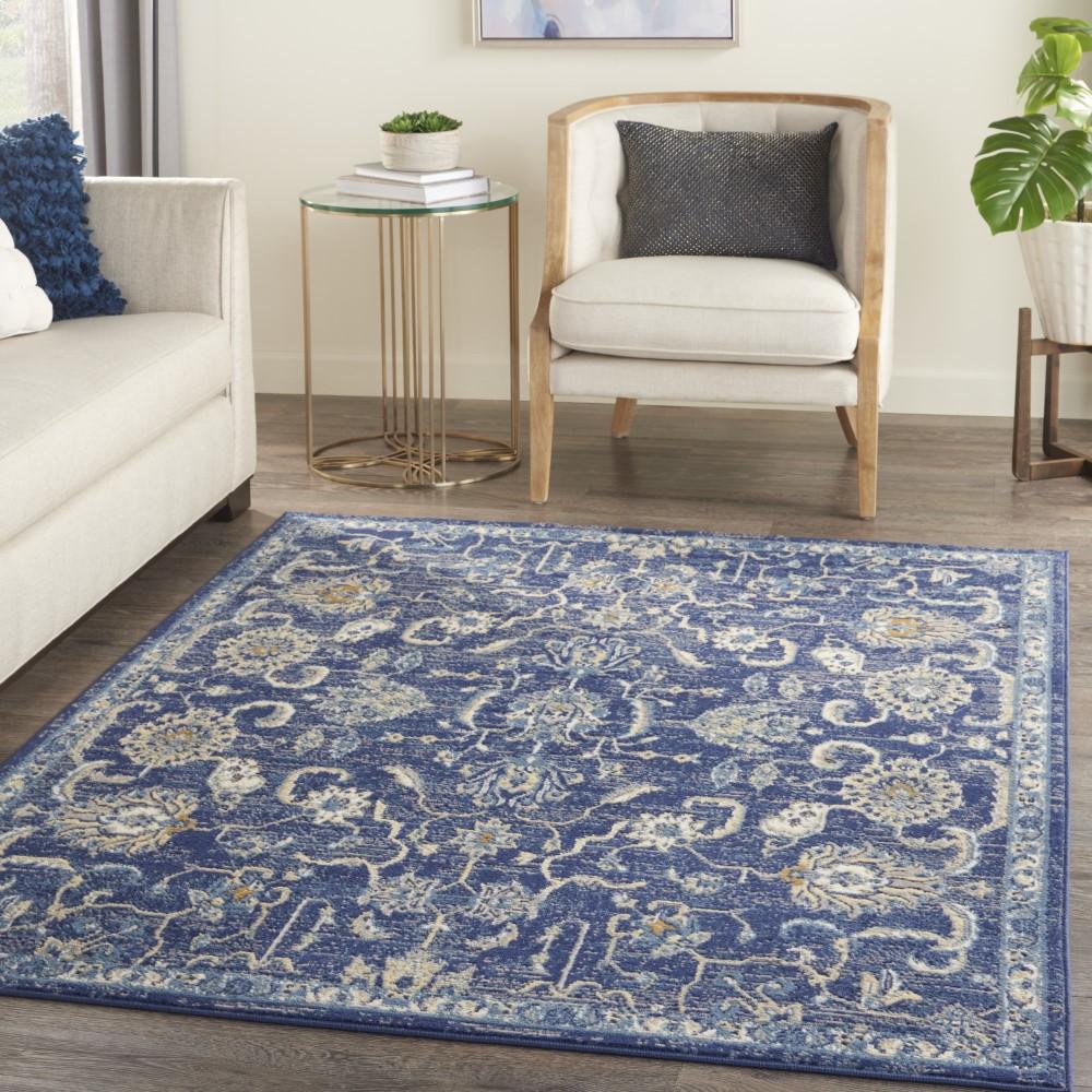 Nourison - Grafix Area Rug - 6 x 9 Navy - GRF24-99446809841 veiw 2